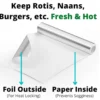 Silver paper foil 2 in 1