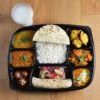 Meal Tray With Lid 5 CP 25 Pcs/Pkt
