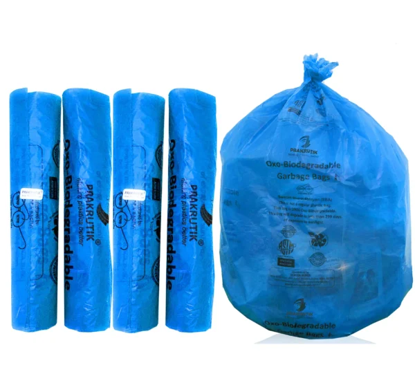Bio Medical Waste  Garbage Bag 120 Micron Blue 35X45 Inch 5 Kg/Pkt - Image 3