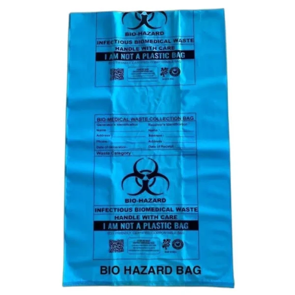 Garbage bag blue