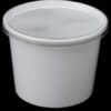 RP Royal PET Round Container  White with Lid 1500 ML 50 Pcs/Pkt