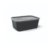 Rectangular BoX Black with Lid 1500 ML 50 Pcs/Pkt