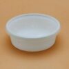 RP Royal PET Round Container  White with Lid 300 ML 50 Pcs/Pkt