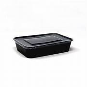 Rectangular BoX Black with Lid 500 ML 50 Pcs/Pkt