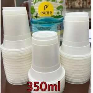 Glass Jumboo Bio Degradable 350 ML 50 Pcs/Pkt