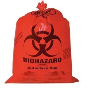 Bio Medical Waste  Garbage Bag 120 Micron RED 20x24 inch 5 Kg/Pkt